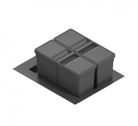 CUBO BASURA ECOLOGICO M400/450/500 9L+9L