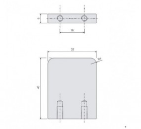 CERRADURA MAGNETICA AGB POLARIS 2XT PARA BAÑO