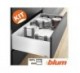 KIT CAJON LEGRABOX C BLUMOTION H190MM BLUM : COLOR:BLANCO, Fondo y peso:500mm 40kg