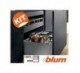 KIT CAJON LEGRABOX F BLUMOTION H240MM BLUM : COLOR:GRIS, Fondo y peso:600mm  70kg