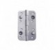 BISAGRA SEGURIDAD ANTIPALANCA 150X100X3MM RADIO 12MM CANTO REDONDO : ACABADOS:CROMO MATE