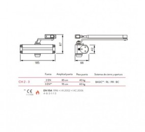 CERRADURA MAGNETICA AGB POLARIS 2XT PARA BAÑO