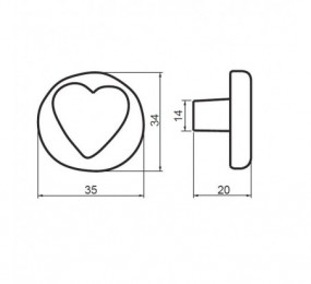 CERRADURA MAGNETICA AGB POLARIS 2XT PARA BAÑO