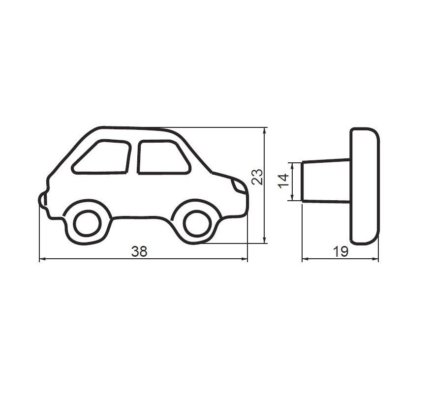 TIRADOR CAR 5628-000 ESTAMP