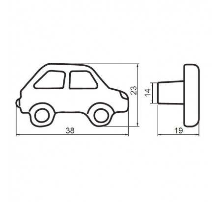 TIRADOR CAR 5628-000 ESTAMP