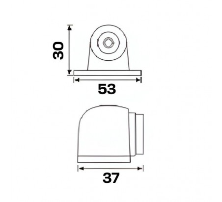 TOPE MAGNETICO PARA PUERTA TPZ-02