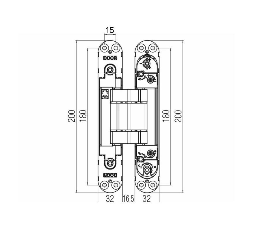 BISAGRA OCULTA KUBI7 K7120 KRONA KOBLENZ