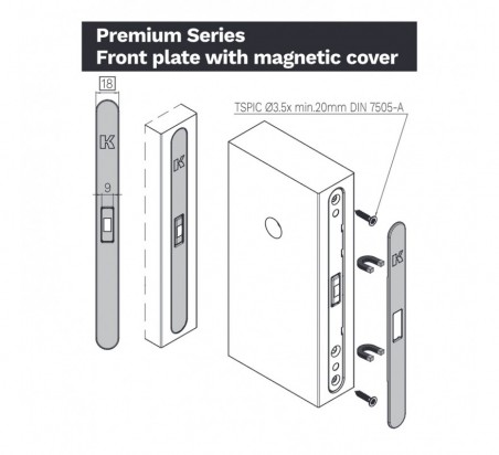 EMBELLECEDOR MAGNETICO PICAPORTE SPINOFF