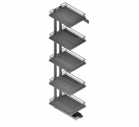 COLUMNA DESPENSERO TITAN COMPACT ANTRACITA / BLANCO