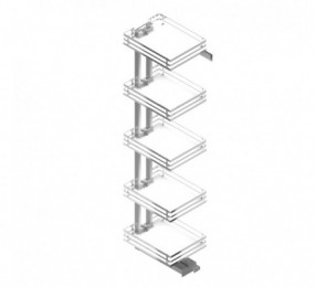 COLUMNA DESPENSERO TITAN FLAT BLANCO