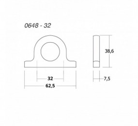 CERRADURA MAGNETICA AGB POLARIS 2XT PARA BAÑO