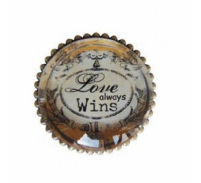 POMO "LOVE ALWAYS WINS" VINTAGE