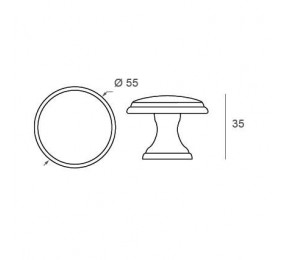 PASACABLES RECTANGULAR PC2000 180X50MM CROMO MATE