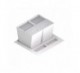 CUBO BASURA ECOLÓGICO PREMIER M60 16+16L : COLOR:BLANCO