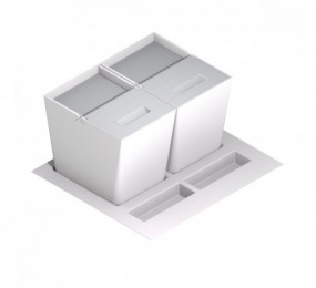 CUBO BASURA ECOLÓGICO PREMIER M60 16+16L