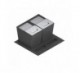 CUBO BASURA ECOLÓGICO PREMIER M60 16+16L : COLOR:ANTRACITA