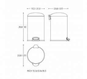 CERRADURA MAGNETICA AGB POLARIS 2XT PARA BAÑO