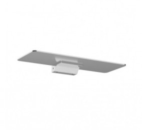 TOALLERO LATERAL DE MUEBLE RECTANGULAR 37CM CROMO BRILLO / BALNCO MATE