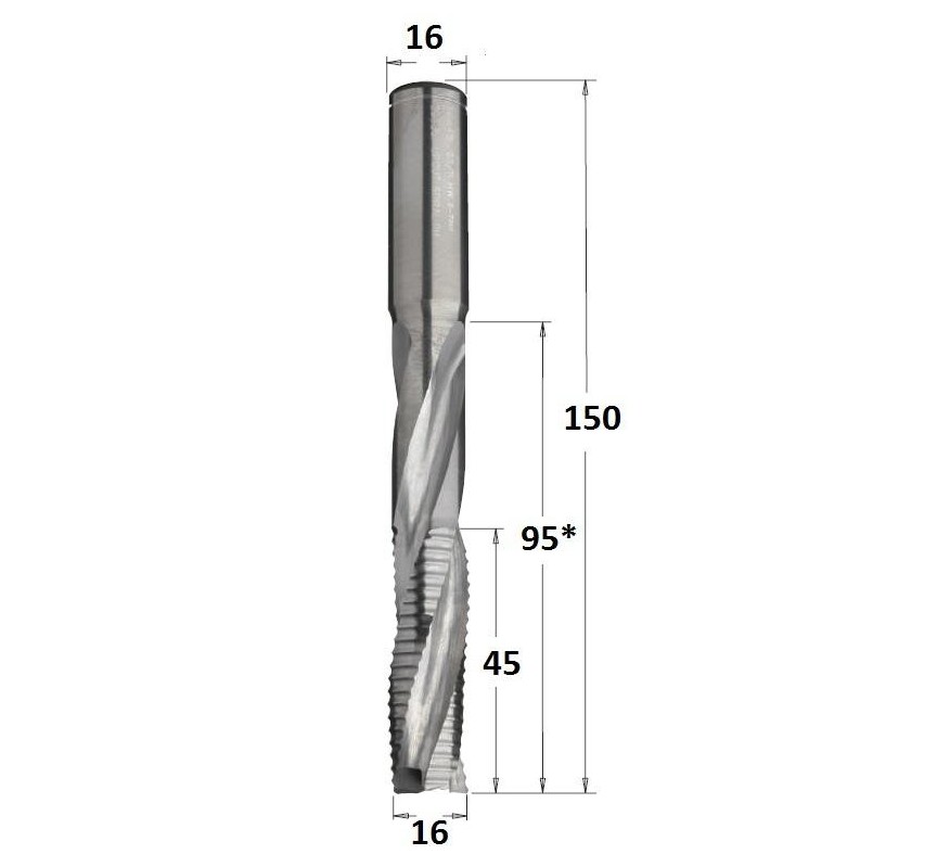 BROCA HELICOIDAL 195.162.11 CMT