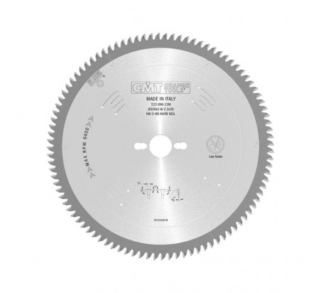 SIERRA CIRCULAR WIDIA PARA METACRILATO Y PLÁSTICO 222 CMT