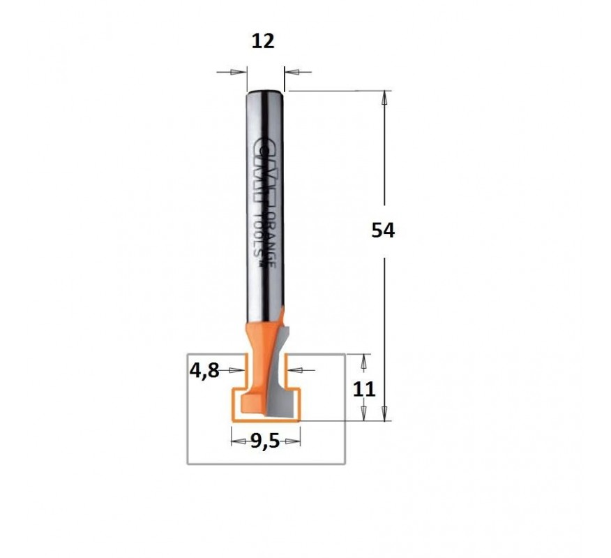 FRESA PARA CERRADURAS 950 CMT