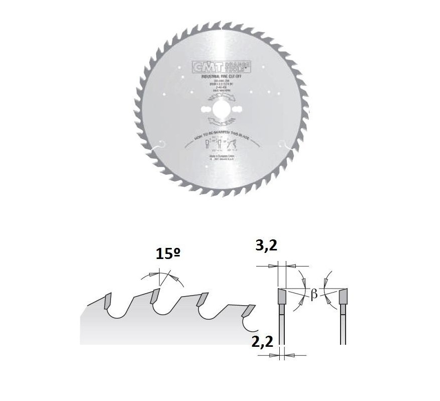 SIERRA CIRCULAR WIDIA PARA MADERA 285 CMT