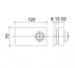 JUEGO MANILLAS PLUTON CON ROSETA OVALADA INOX 304