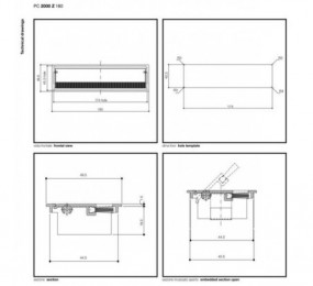 BISAGRA CLIP TOP 71T3550 RECTA 110º CARGA 18/19MM