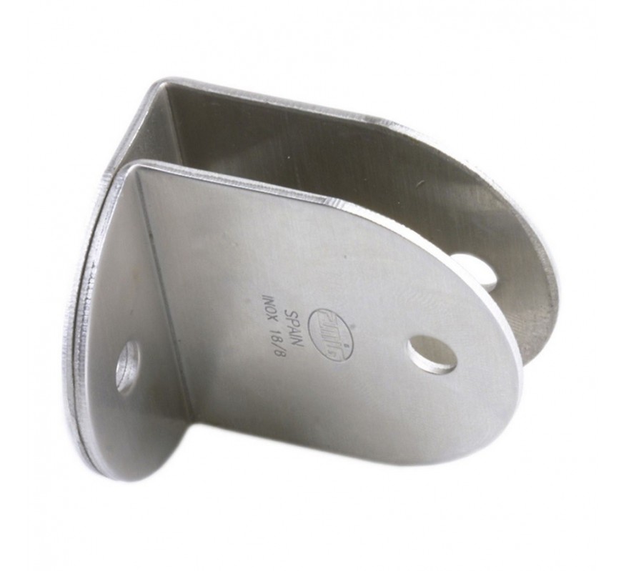 SOPORTE SUJECION PANEL PARA CABINAS SANITARIAS INOX 18/8