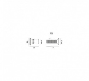 CERRADURA TECNOLOCK 82S GOLPE/LLAVE GORJA 60MM SIL IZQ LATON