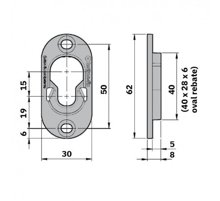 BUTTON-FIX TYPE 1 METAL PLACA+BOTON HASTA 350KG