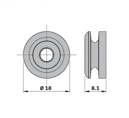 BUTTON-FIX TYPE 1 METAL PLACA+BOTON HASTA 350KG
