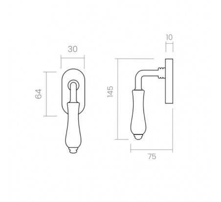 MANILLA VENTANA DK 105 BEL.LA GROEL