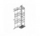 COLUMNA DESPENSERO CLASSIC CROMO : DIMENSIONES MM:465D x 1870H x 495L, FRONTAL (MM):M600