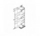 COLUMNA DESPENSERO COMPACT BLANCO : DIMENSIONES MM:350D x 1870H x 140L, FRONTAL (MM):M450