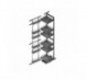 COLUMNA DESPENSERO COMPACT ANTRACITA : DIMENSIONES MM:350D x 1870H x 140L, FRONTAL (MM):M450