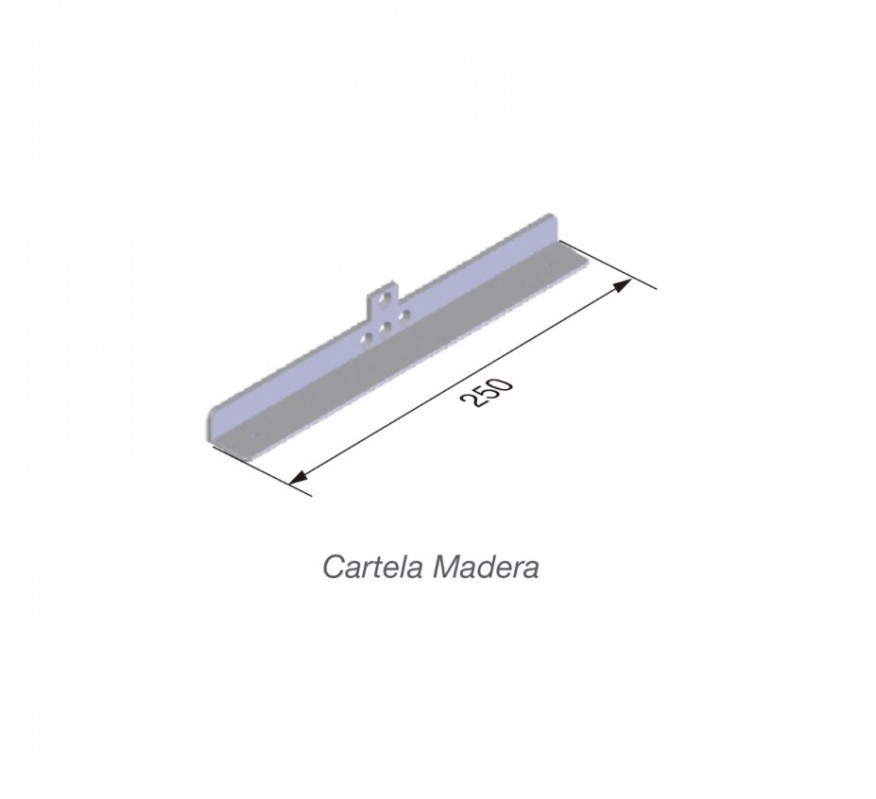 JGO CARTELAS PARA ESTANTES MADERA ACUR