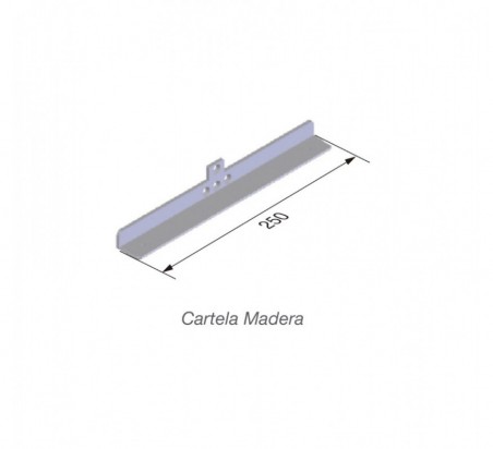 JGO CARTELAS PARA ESTANTES MADERA ACUR