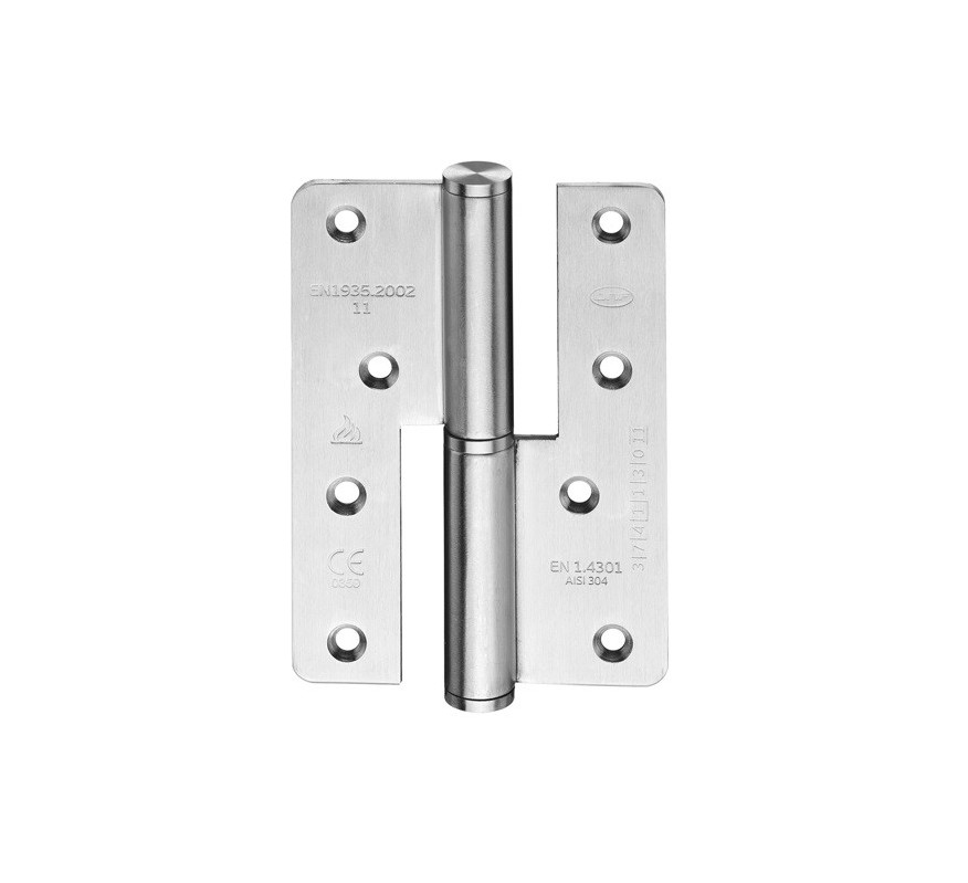 PERNIO 120x86x3MM INOX RF DERECHA IN.05.019.120.R.CF