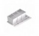 CUBO BASURA ECOLOGICO M900 BLANCO / ANTRACITA : ACABADOS:BLANCO