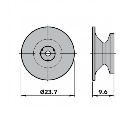 BUTTON-FIX TYPE 2 ANGULO 90º  PLACA+BOTON HASTA 50KG