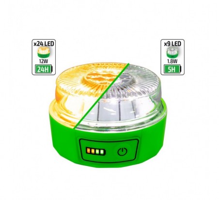 BALIZA DE EMERGENCIA LED PARA VEHICULO CON BASE IMANTADA