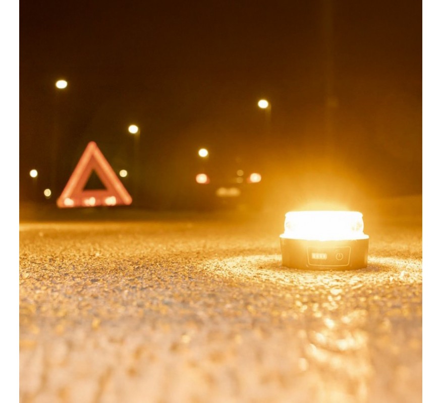BALIZA DE EMERGENCIA LED PARA VEHICULO CON BASE IMANTADA