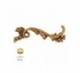 TIRADOR MUEBLE SALICE PAOLO 1933 DERECHA PATINADO ORO VIEJO / LATÓN BRILLO / BRUNITO SATINADO : ACABADOS:OL, MEDIDAS C y L:107mm 145mm