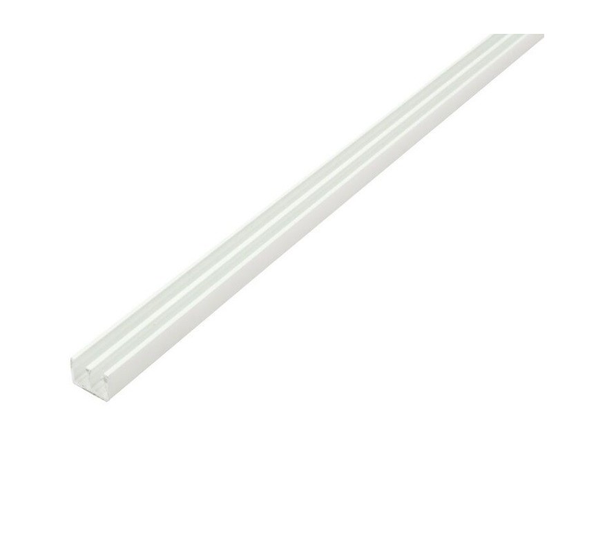 GUIA CORREDERA PVC BLANCO 6MM 2.5MT