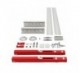 JUEGO ACCESORIOS LITE T GLASS+ 100 KSC KLEIN : ACABADOS:PLATA, GROSOR:Vidrio 12 mm