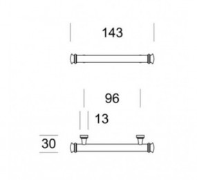 PAPELERA CON PEDAL 3LT KENTA BLANCO MATE 13094