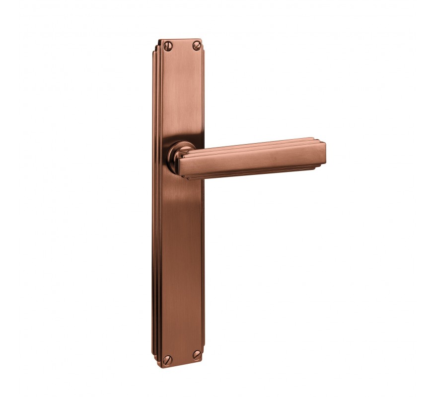 JUEGO MANILLAS ART DECO PLACA TIT. COPPER IN.00.472.SF.TCO