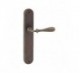 JUEGO DE MANILLAS CON PLACA KILTO GROEL : ACABADOS:ANTIQUE BRASS