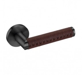 JUEGO MANILLAS LINK LEATHER BROWN IN.00.452.B.TB TIT.BLACK
